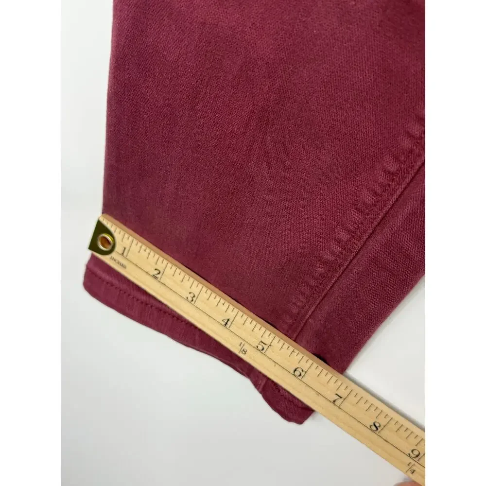 Roark Highway 128 Straight Fit Burgundy Stretch Denim Pants 30x32 (fits 30x30)